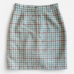 Vintage GT Boston Post and Rail Ligonier PA Plaid Knee Length Schoolgirl Skirt